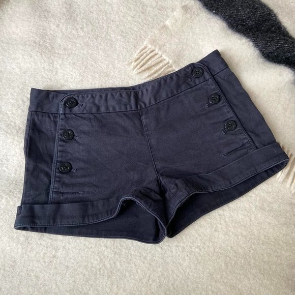 Vintage Navy Nautical Shorts - Picture 1 of 3